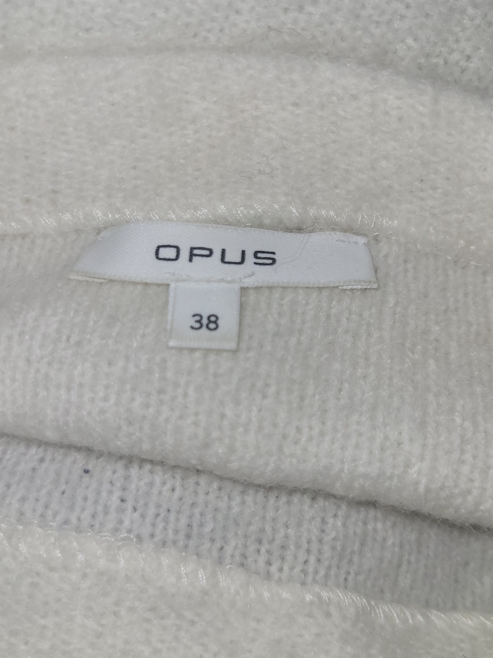 Opus Polora Angora Wool Blend Knit Colorblock Sweater Size 38 EU - Picture 7 of 8